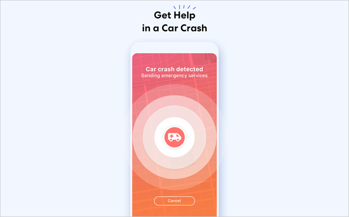 Get crash detection notification