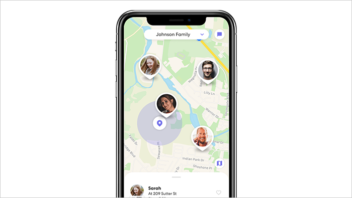 Find circle members and get real-time directions