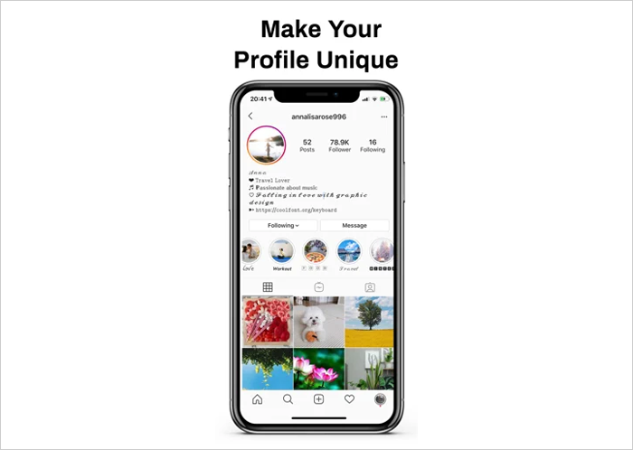Make Your Profile Unique
