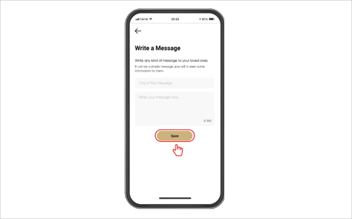 Step 5: Save your messages