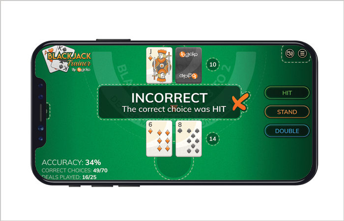 Blackjack Trainer app