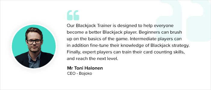 Blackjack Trainer app