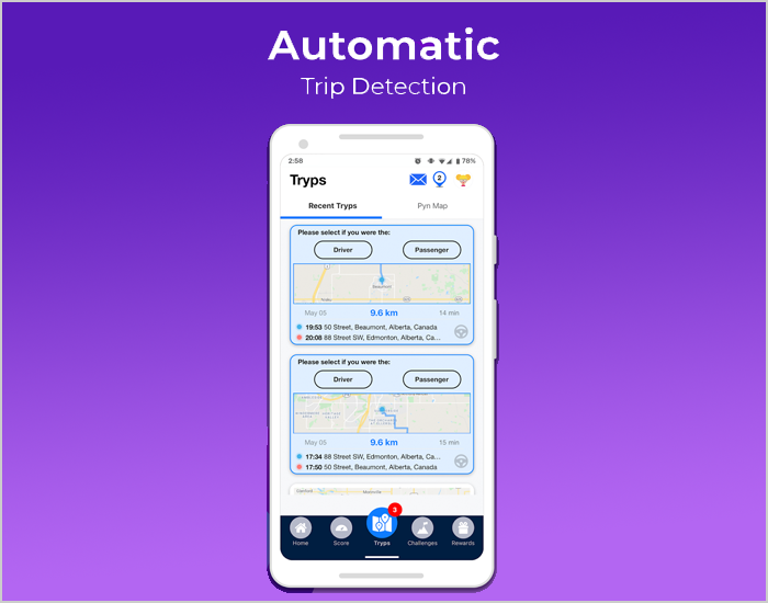Automatic Trip Detection