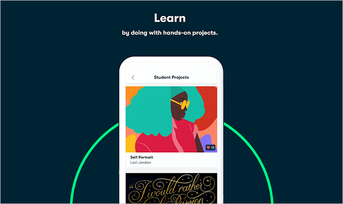 Skillshare online app