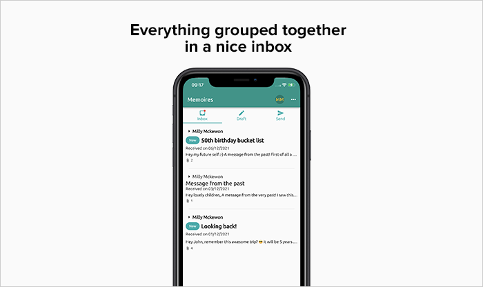 Memoires app