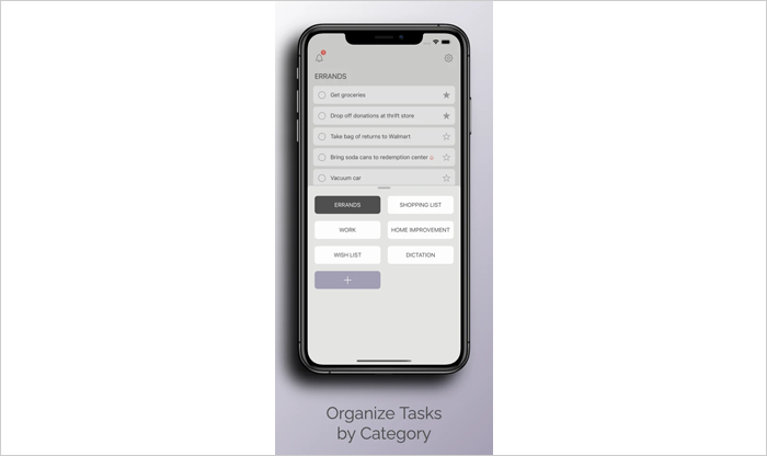 create a task list by speaking