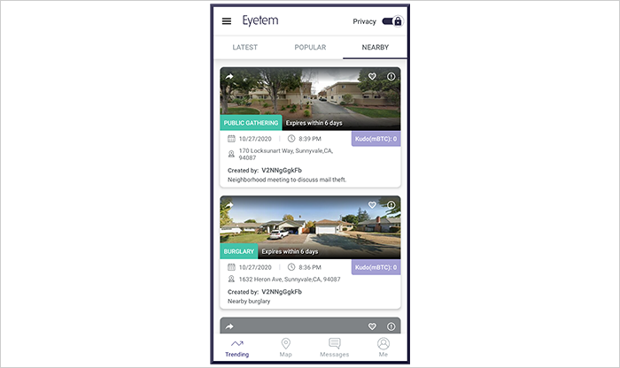 Eyetem app