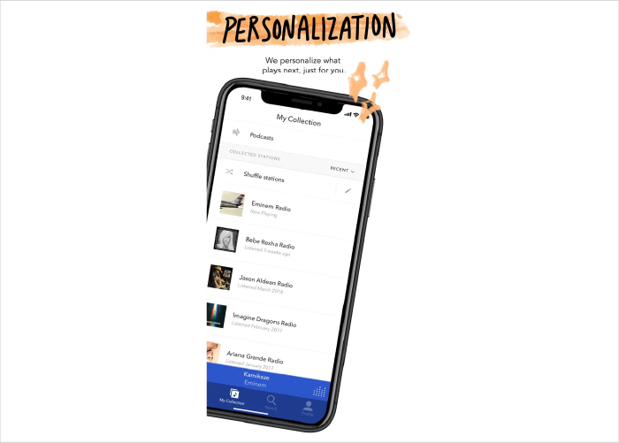 Pandora Music app