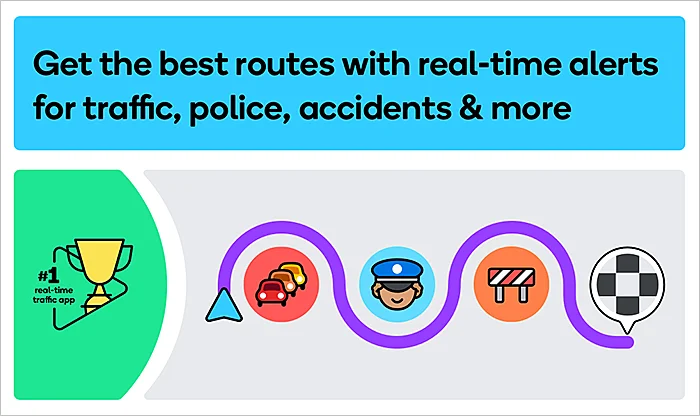 Waze navigation app