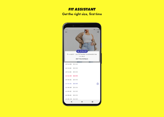 Size and Fit Recommendation