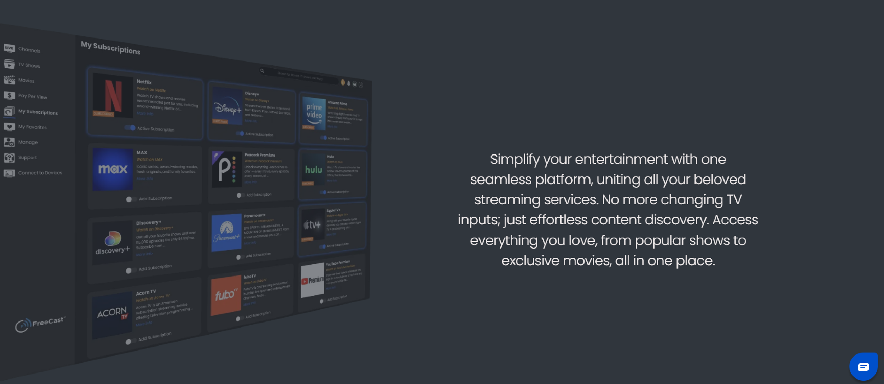 Unifying your online streaming experience