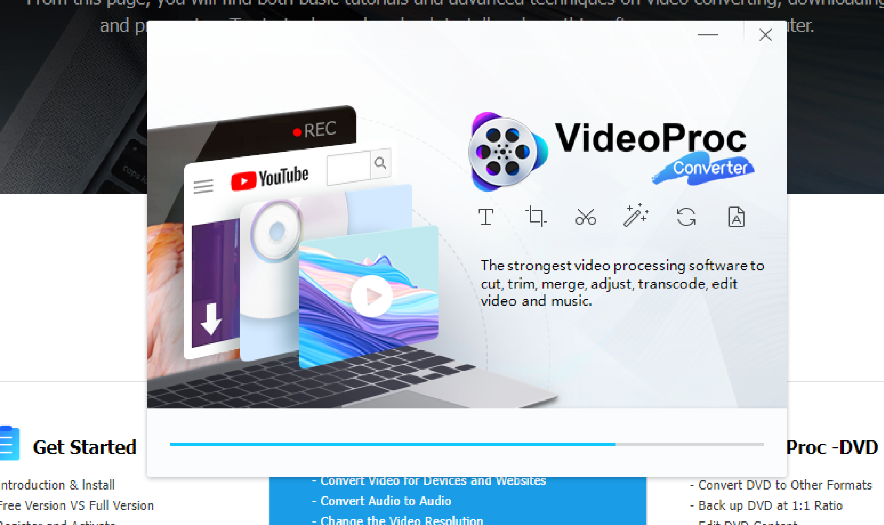 Initiate the installation process