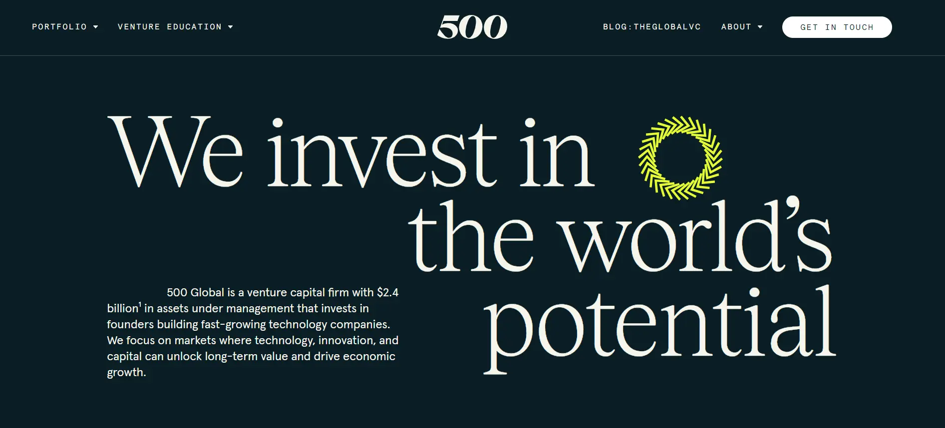 500 Startups - top startup accelerator