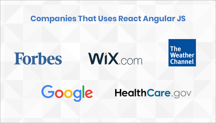 what companies use React JS: