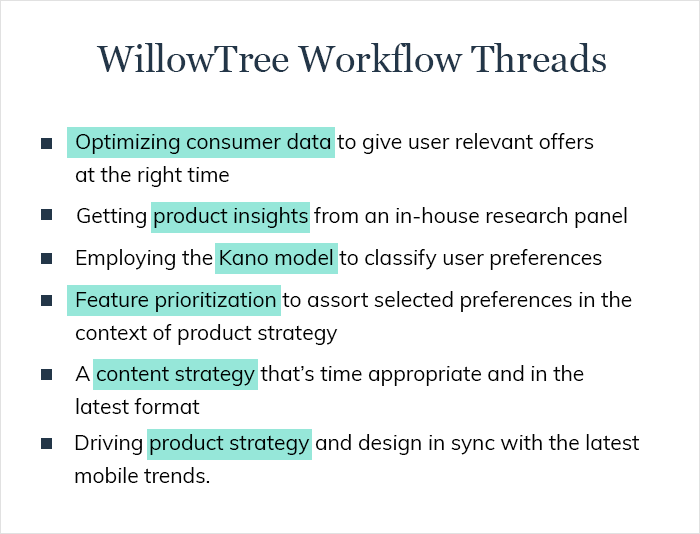 WilloTree work Flow