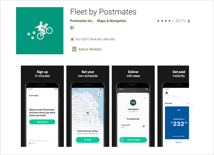 food delivery app development