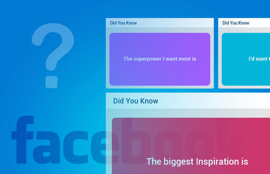 Have you filled Facebook's "Did You Know" Questionnaire?