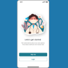 Health assistance. Powered by AI. Portfolio Image