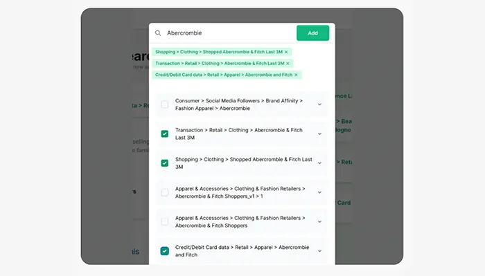 Customized audience