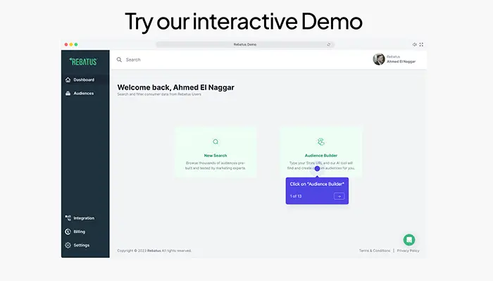 Open the Rebatus website