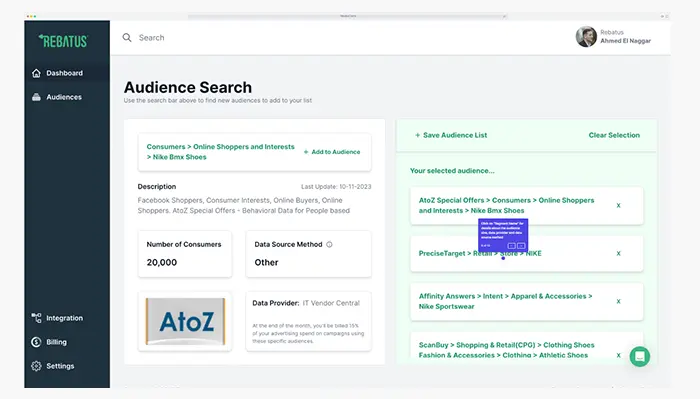 Segment Name to learn other important details