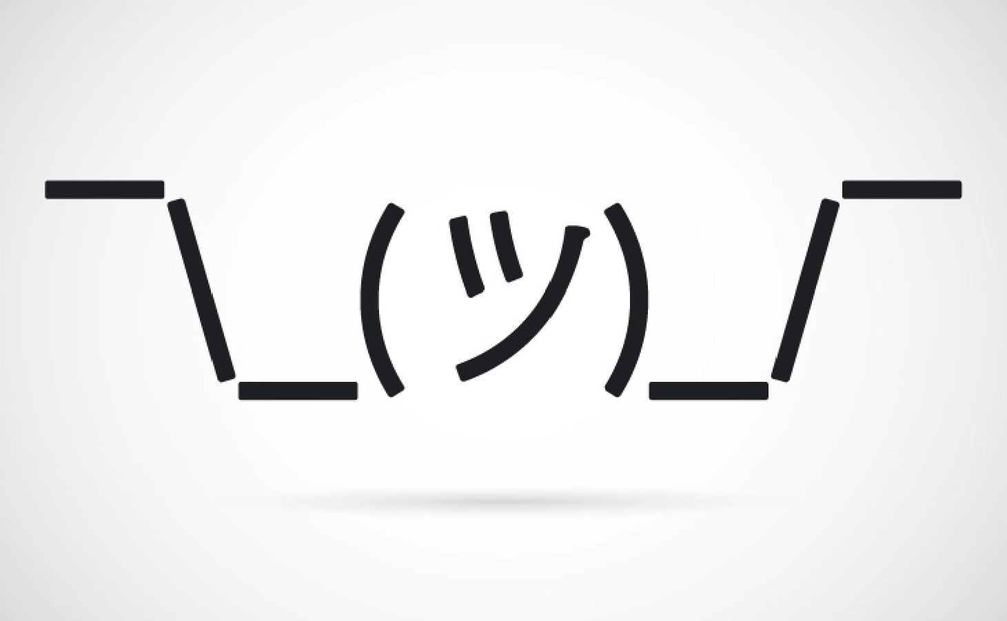shrug emoticon