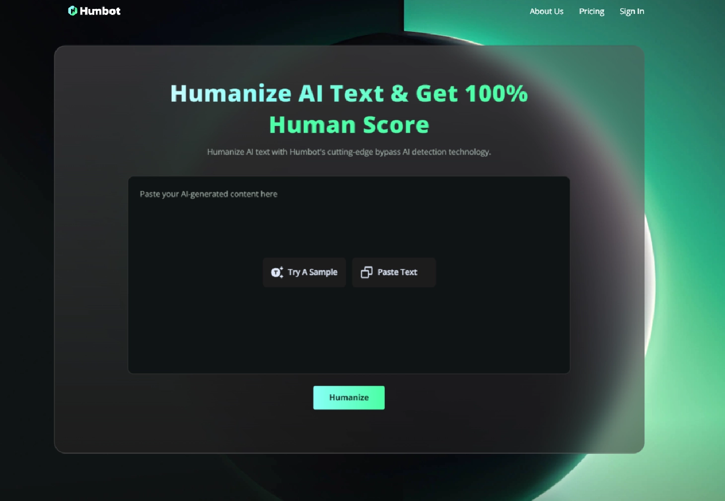 Humbot website