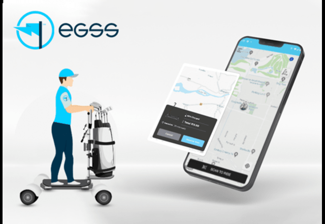 Golf Board Sharing App Portfolio Image
