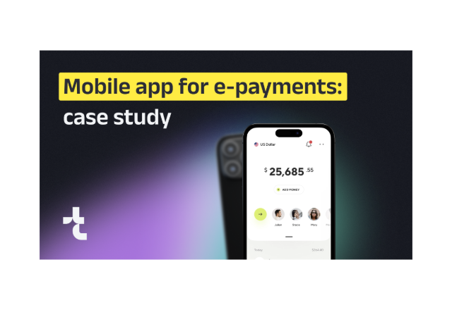 Mobile App for e-Payments Portfolio Image