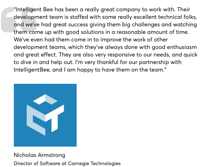Carnegie Technologies Portfolio Image