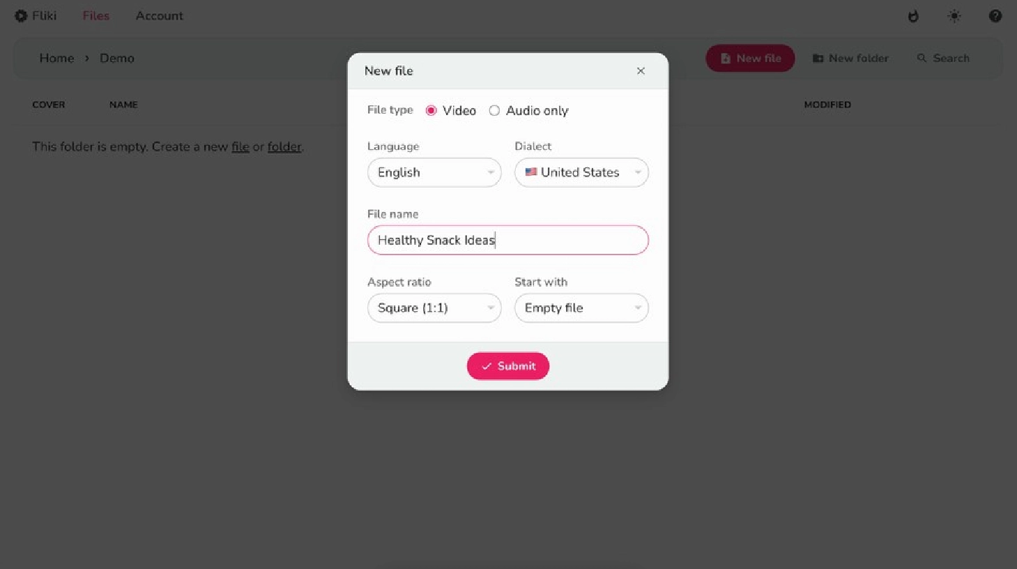 Video with Fliki AI