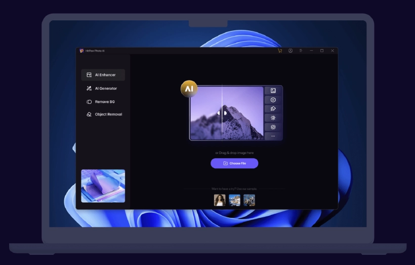 AI photo editing