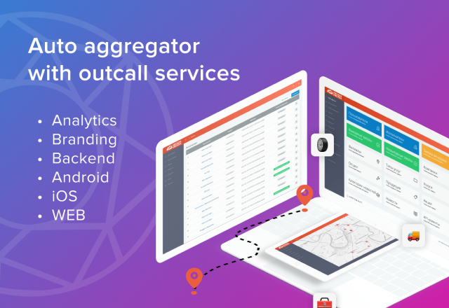 VroomVroom - Auto aggregator with outcall services Portfolio Image