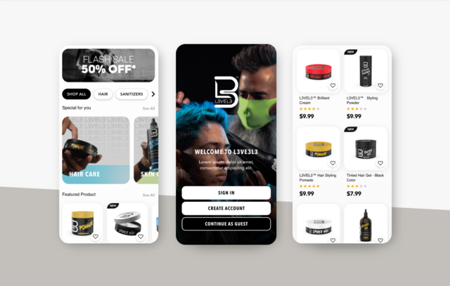 Developing a Feature-Rich BigCommerce App to Create a Seamless Mobile Shopping Experience Portfolio Image