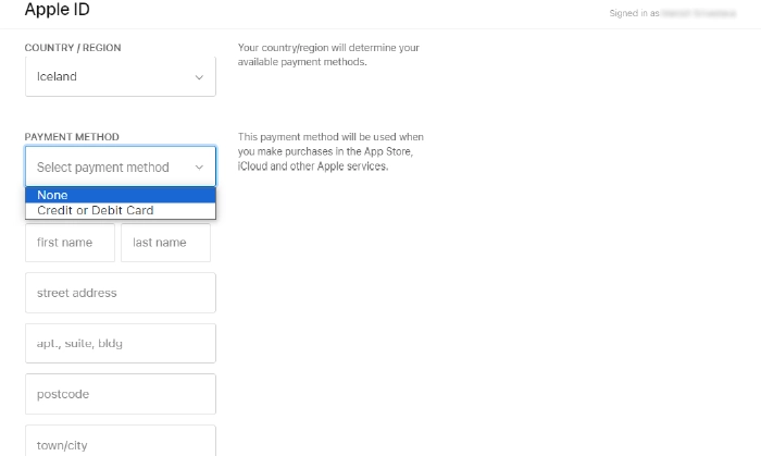 Change App Store country