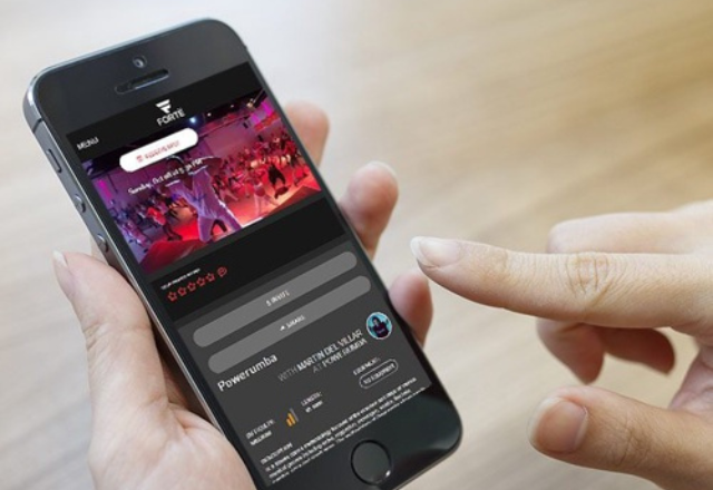 Fitness studio video streaming SaaS platform Portfolio Image