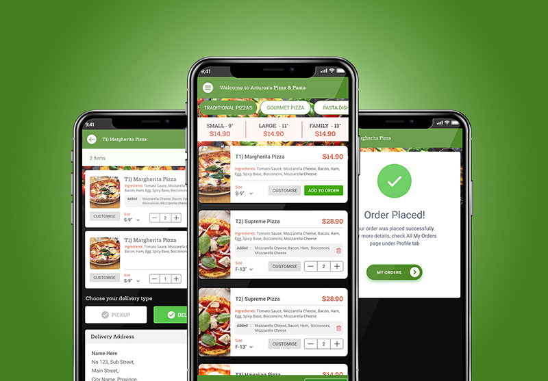 Arturos Pizza Portfolio Image