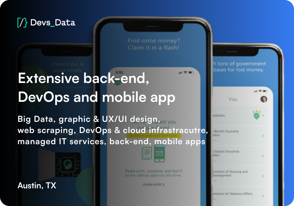 Comprehensive B2C iOS app Portfolio Image