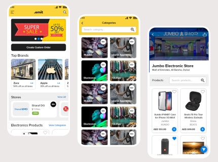 Emit - on-demand Grocery Application Portfolio Image