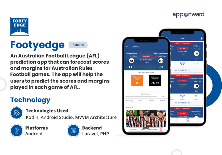 FootyEdge Portfolio Image