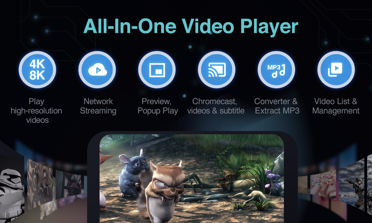 FX Player all in-one video player Portfolio Image
