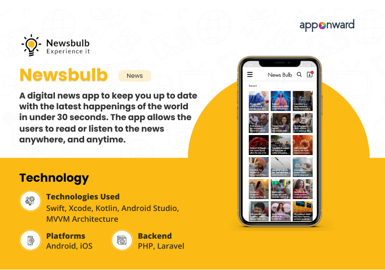 Newsbulb - Daily Trending News Portfolio Image