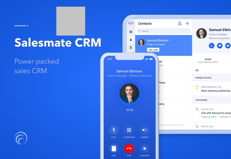 Salesmate CRM for Sales teams Portfolio Image