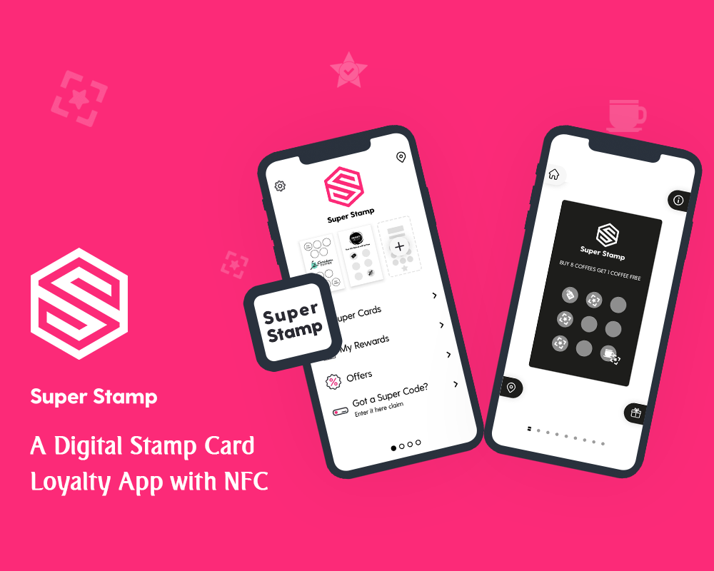SuperStamp - Digital Stamp Card Loyalty App Portfolio Image
