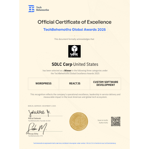 2025 TechBehemoths Global Excellence Awards 2025 TechBehemoths Global Excellence Awards