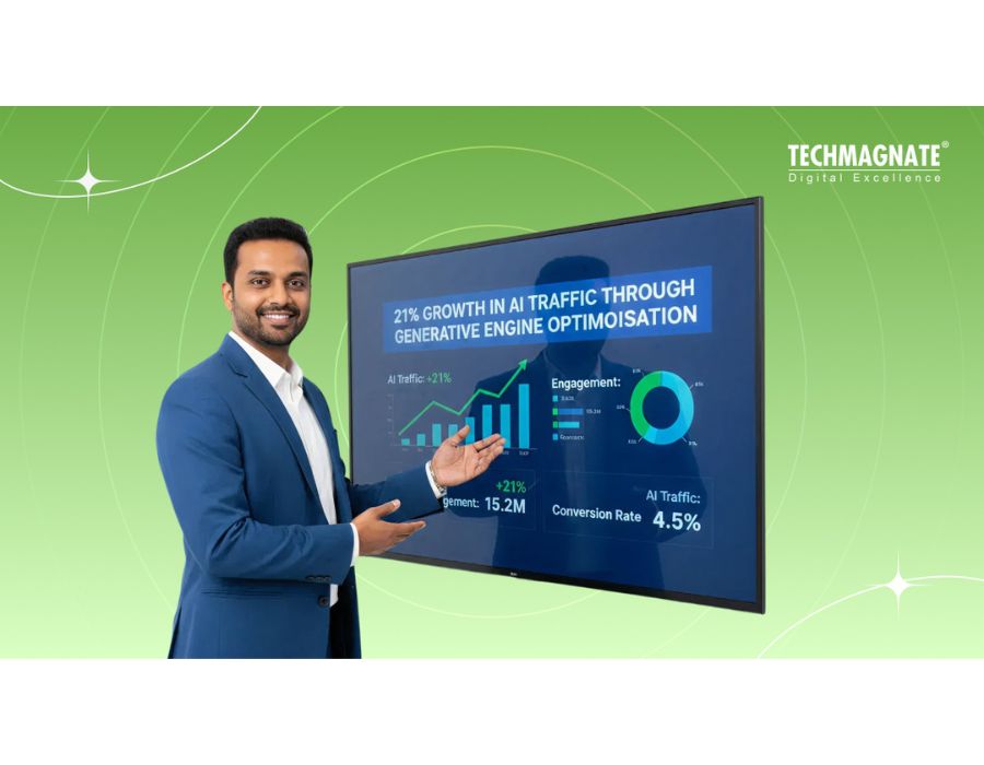 21% Growth in AI Traffic Through Generative Engine Optimisation Portfolio Image