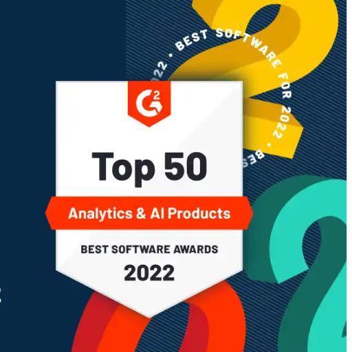 Best Analytics & AI Product – G2 Best Software Awards (2022)