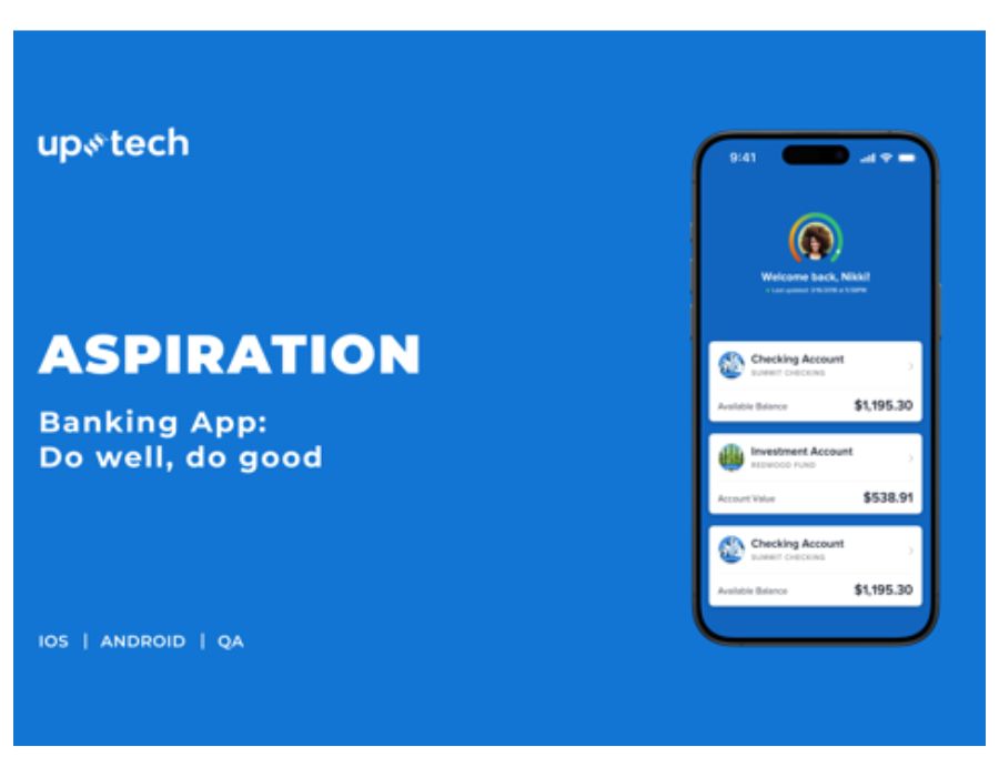 Aspiration Fintech App Development for Sustainable Digital Banking Portfolio Image