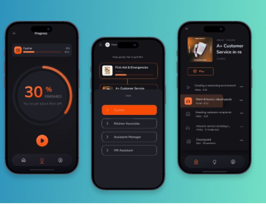 Mobile Workforce Training Platform for Deskless Employees Portfolio Image