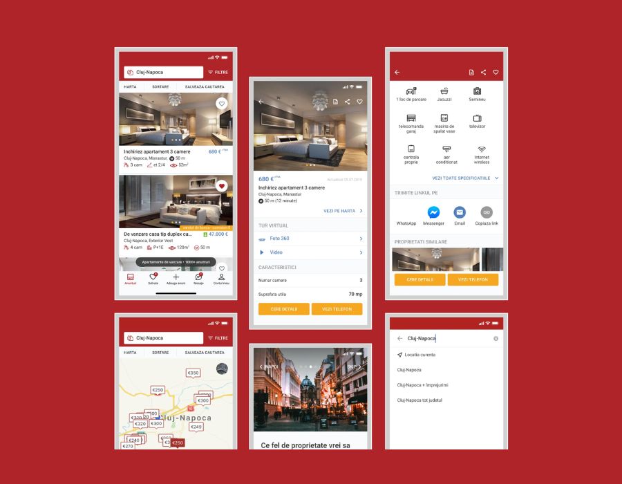 Imobiliare.ro – Real Estate Mobile App Portfolio Image